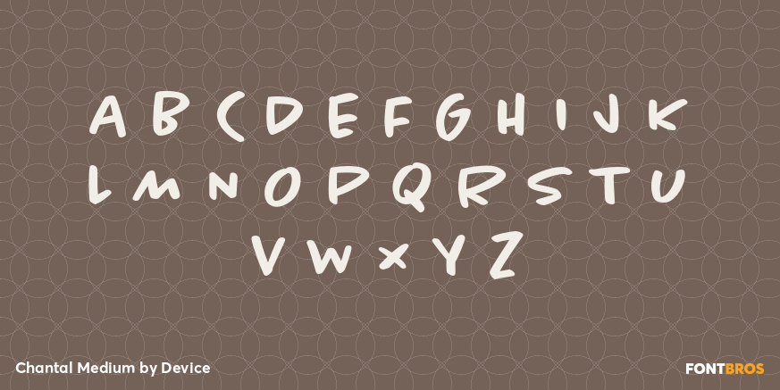 Chantal Medium Font Poster #2