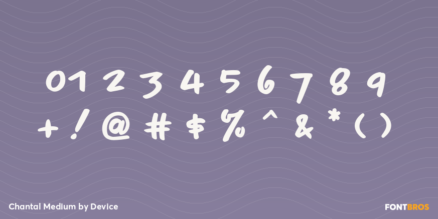 Chantal Medium Font Poster #4