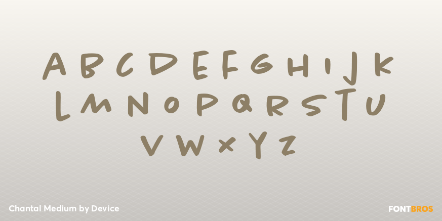 Chantal Medium Font Poster #1