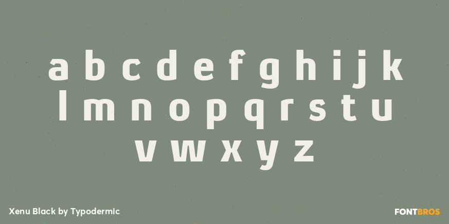 Xenu Black Font Poster #3