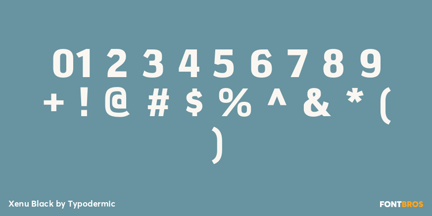 Xenu Black Font Poster #4