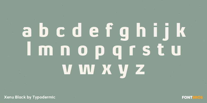 Xenu Black Font Poster #1