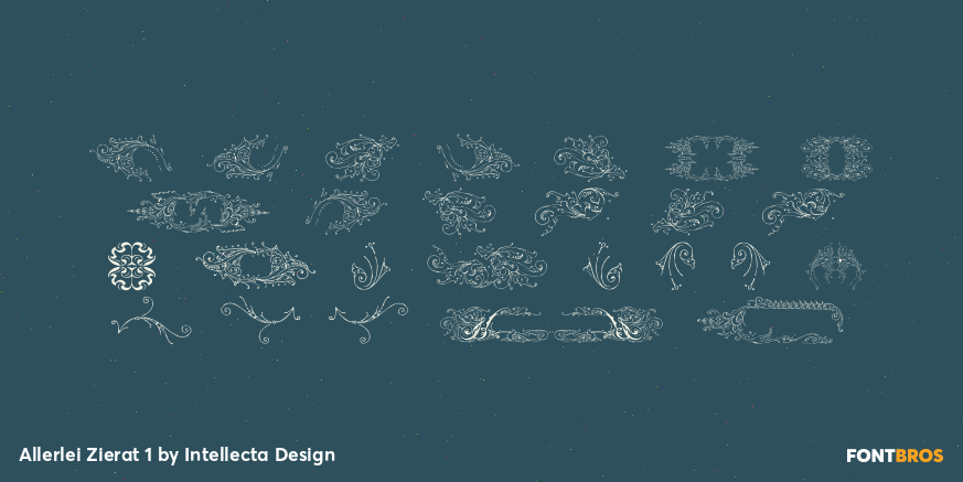 Allerlei Zierat 1 Font Poster #2