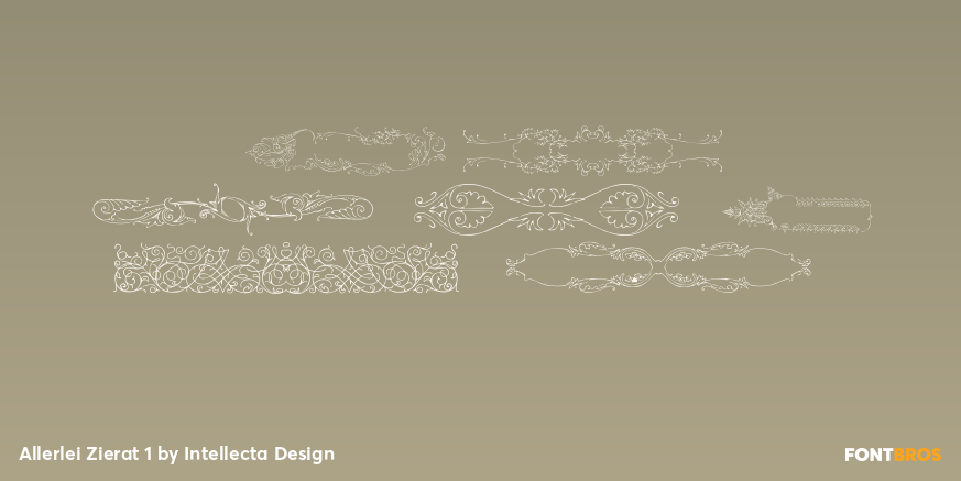 Allerlei Zierat 1 Font Poster #4
