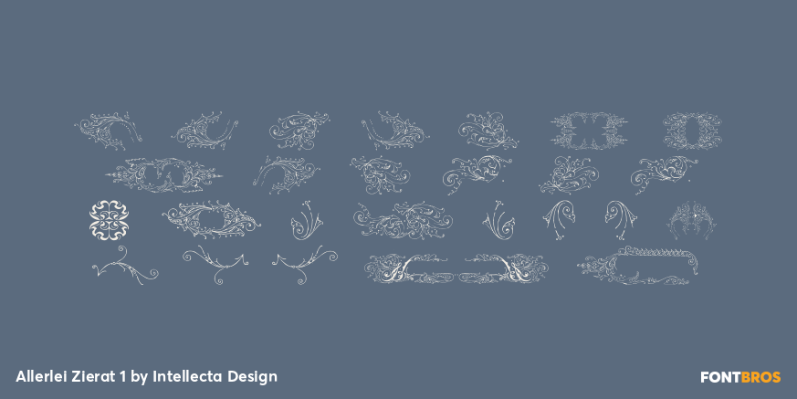 Allerlei Zierat 1 Font Poster #1