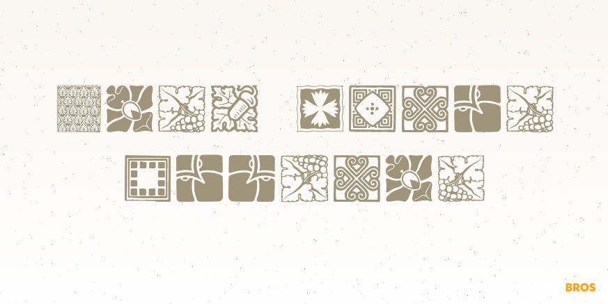 Easy Tiles Regular Font Poster #1