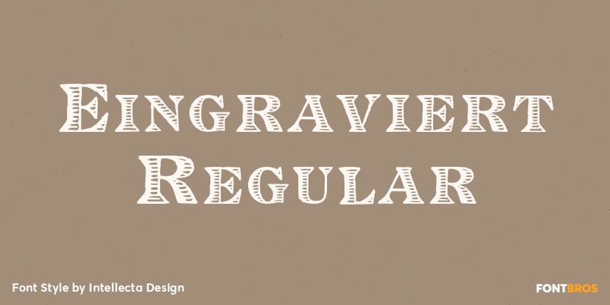 Eingraviert Regular Poster