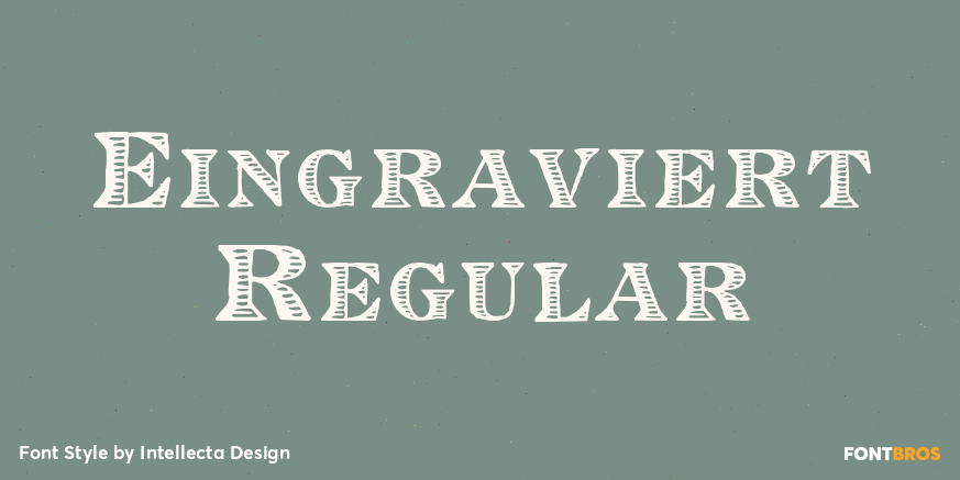 Eingraviert Regular Poster