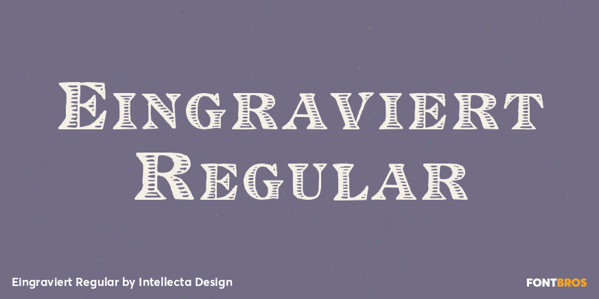 Eingraviert Regular Poster