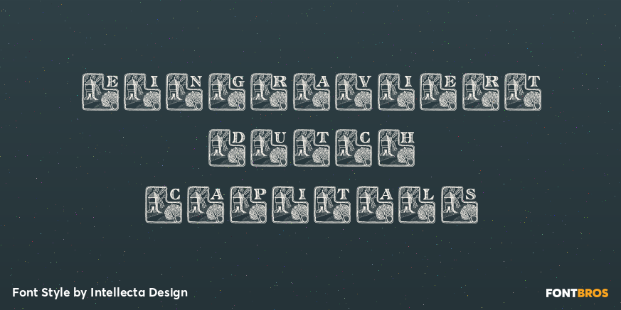 Eingraviert Dutch Capitals Poster