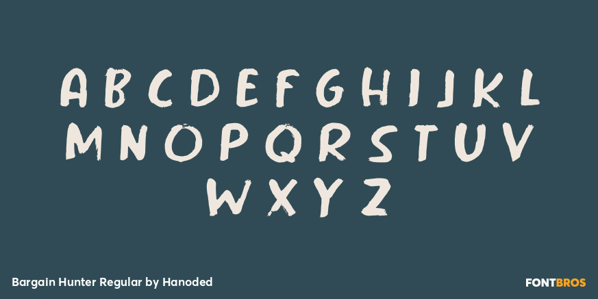 Bargain Hunter Regular Font Poster #2