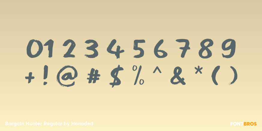 Bargain Hunter Regular Font Poster #4