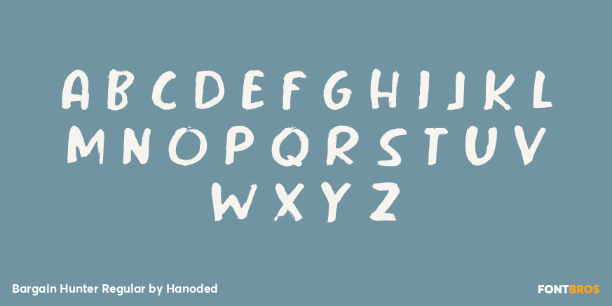 Bargain Hunter Regular Font Poster #2