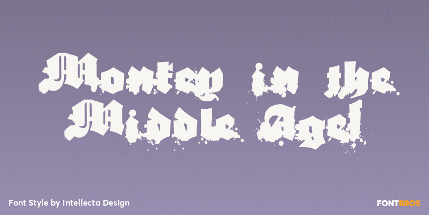 Monkey in the Middle Ages Poster