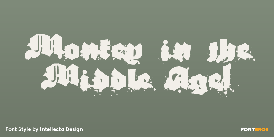 Monkey in the Middle Ages Poster