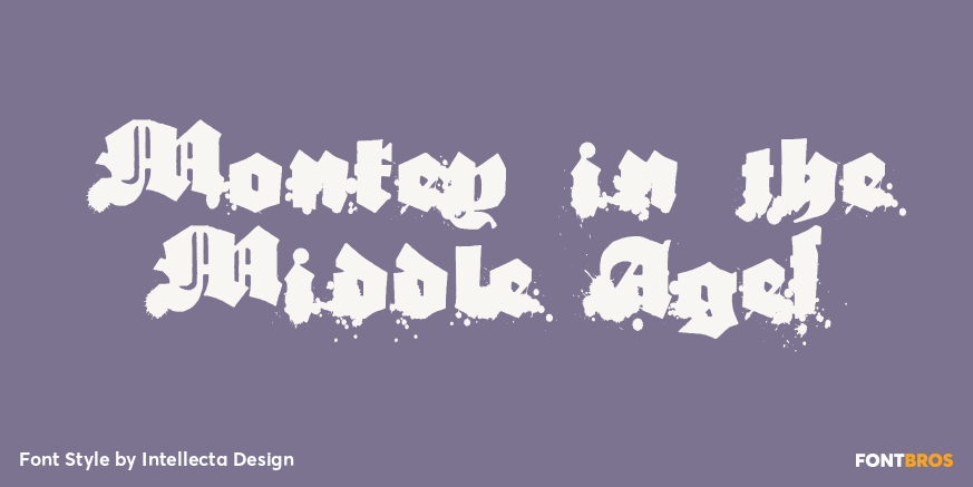 Monkey in the Middle Ages Poster