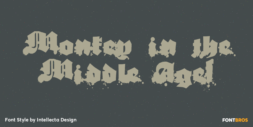 Monkey in the Middle Ages Poster