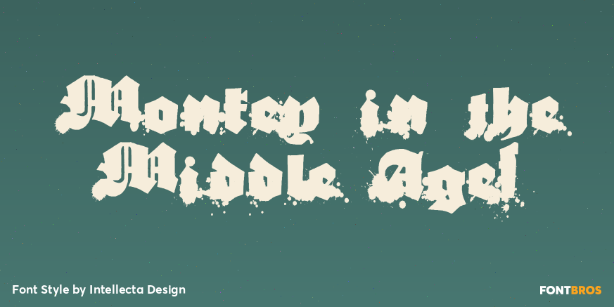 Monkey in the Middle Ages Poster