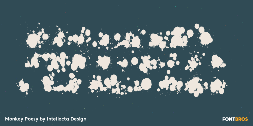 Monkey Poesy Font Poster #2