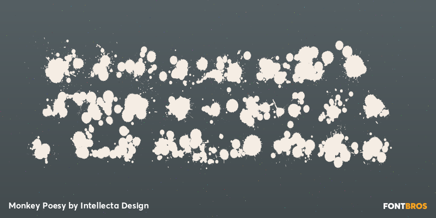 Monkey Poesy Font Poster #2