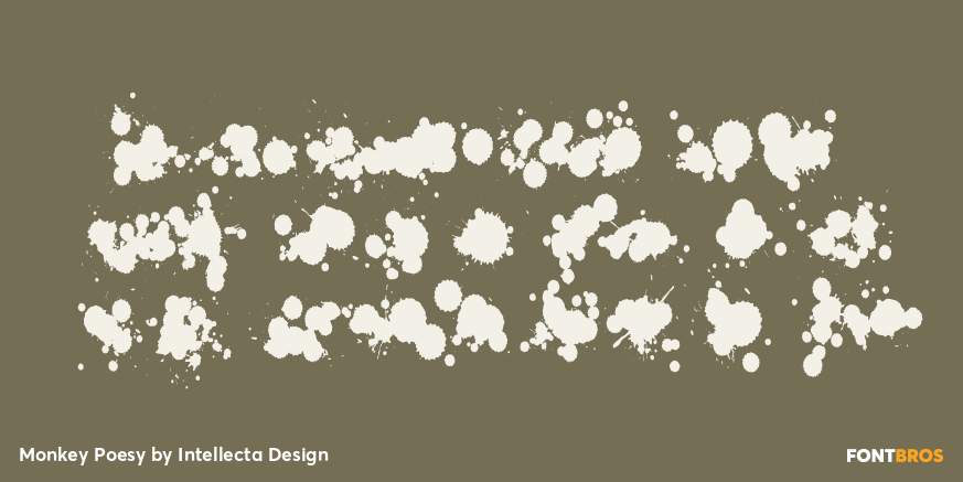 Monkey Poesy Font Poster #3