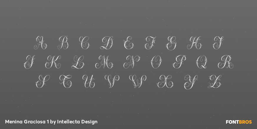 Menina Graciosa 1 Font Poster #3