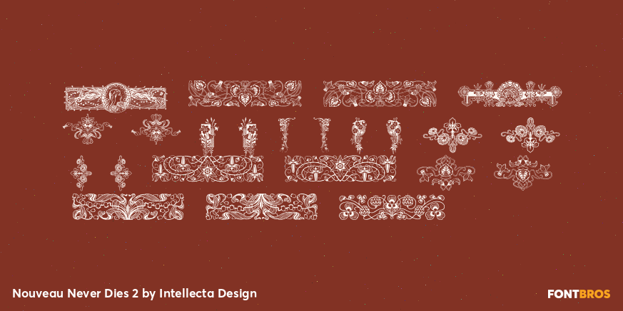 Nouveau Never Dies 2 Font Poster #1