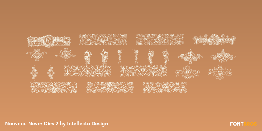 Nouveau Never Dies 2 Font Poster #1