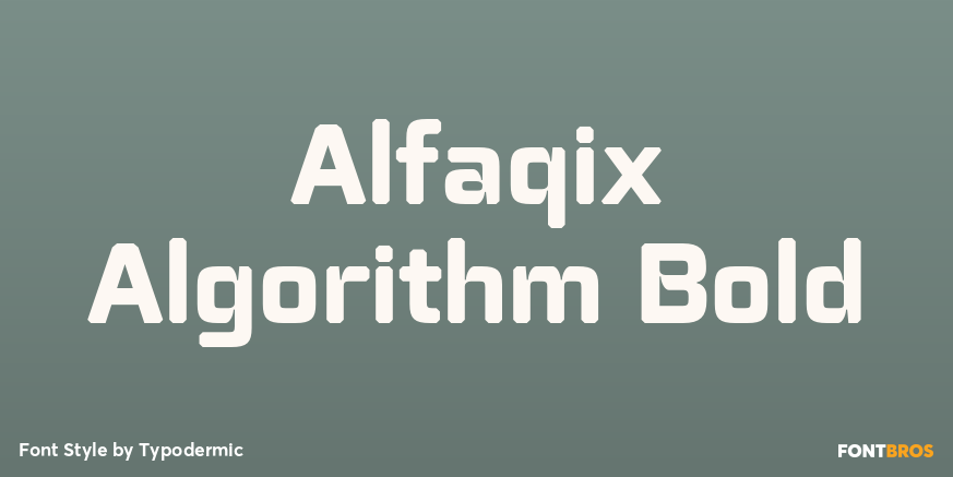 Alfaqix Algorithm Bold Poster