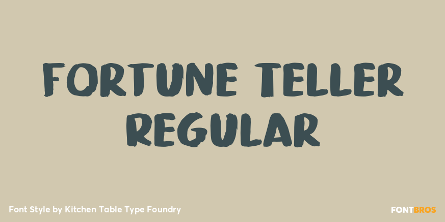 Fortune Teller Regular Poster