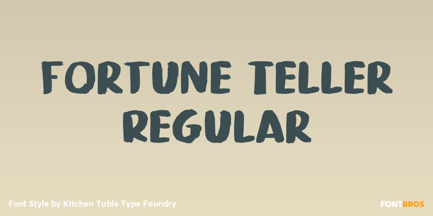 Fortune Teller Regular Poster