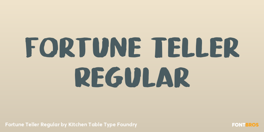 Fortune Teller Regular Poster