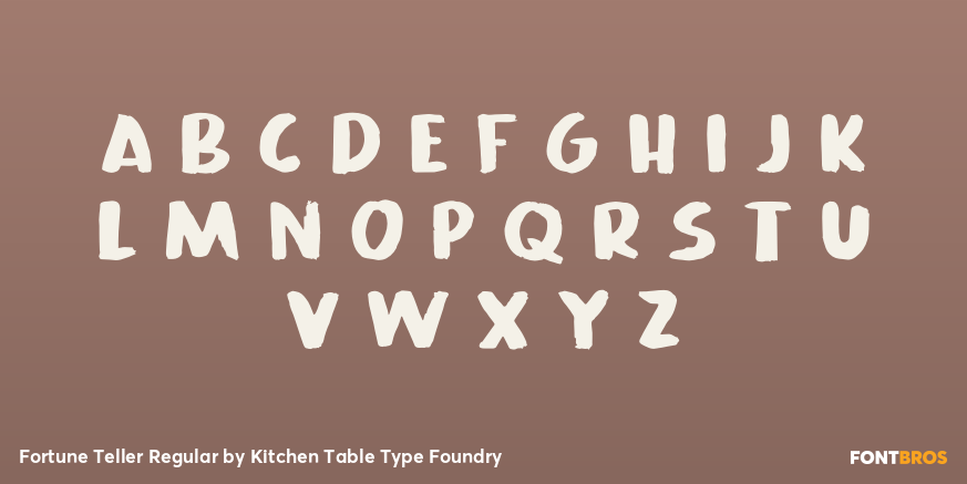 Fortune Teller Regular Font Poster #2