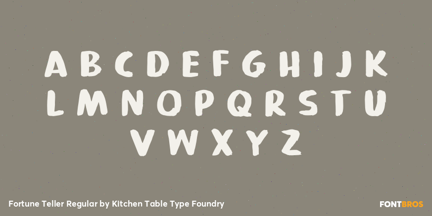 Fortune Teller Regular Font Poster #3