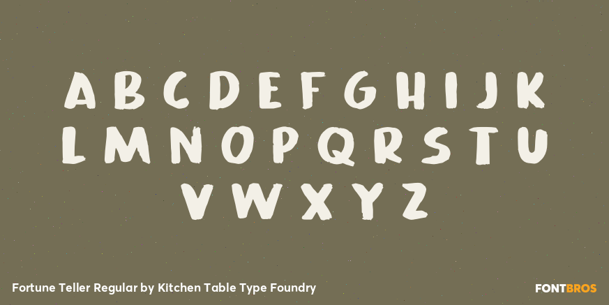 Fortune Teller Regular Font Poster #2