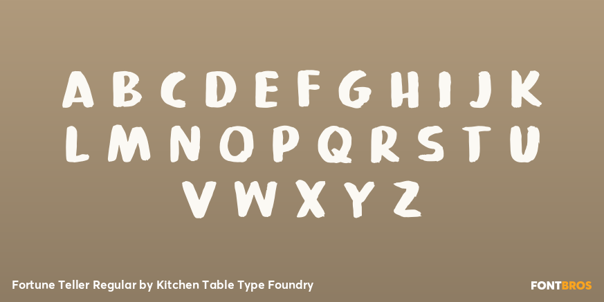 Fortune Teller Regular Font Poster #3