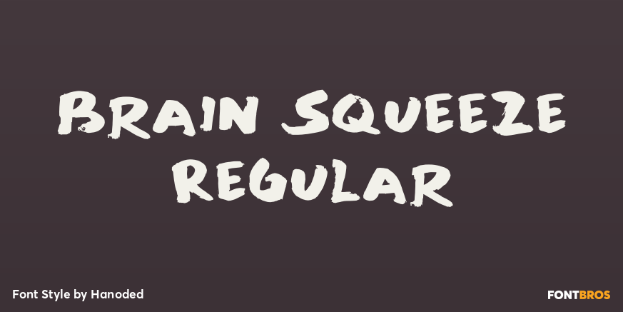 Brain Squeeze Regular Poster