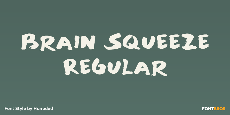 Brain Squeeze Regular Poster