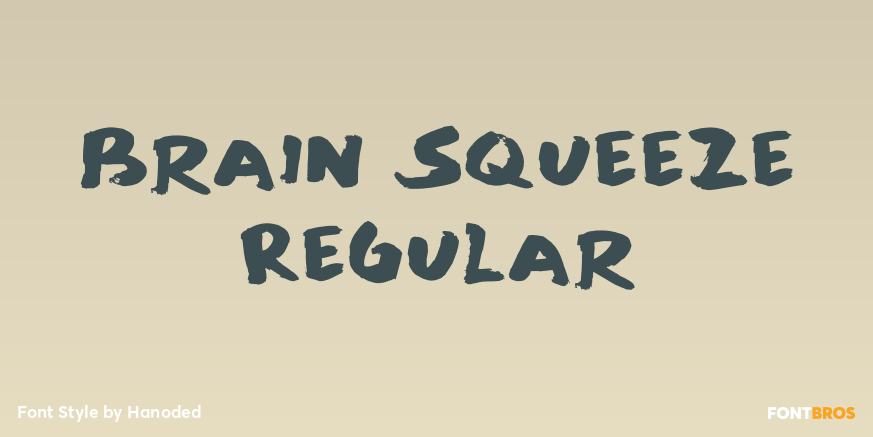 Brain Squeeze Regular Poster