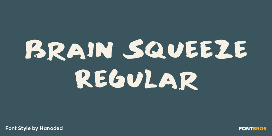Brain Squeeze Regular Poster