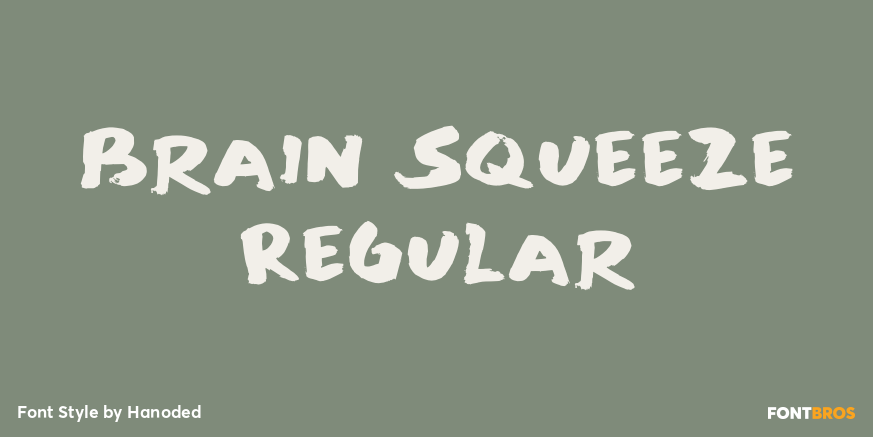 Brain Squeeze Regular Poster