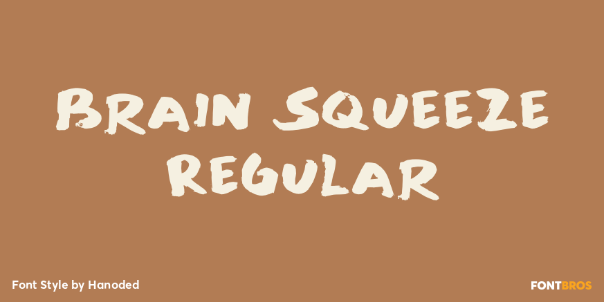 Brain Squeeze Regular Poster