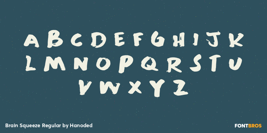 Brain Squeeze Regular Font Poster #3