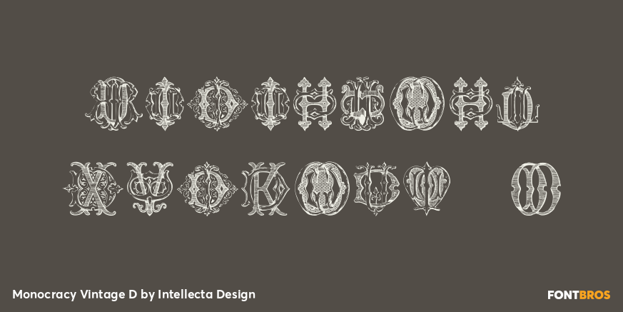 Monocracy Vintage D Poster