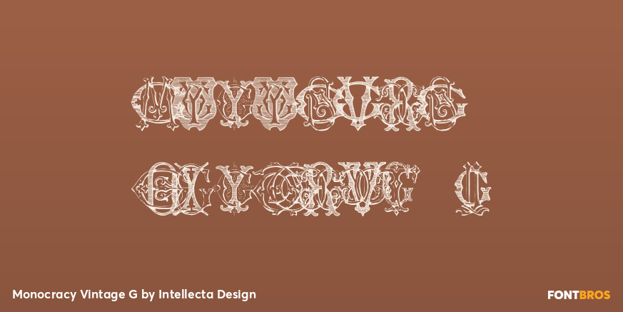 Monocracy Vintage G Poster