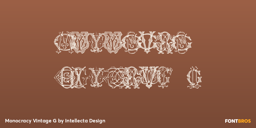 Monocracy Vintage G Poster