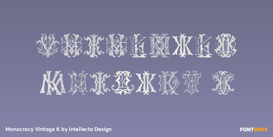 Monocracy Vintage K Poster