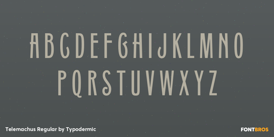 Telemachus Regular Font Poster #2