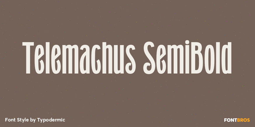 Telemachus SemiBold Font Poster #1