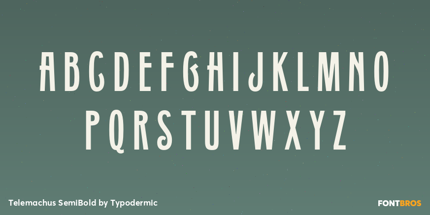 Telemachus SemiBold Font Poster #2